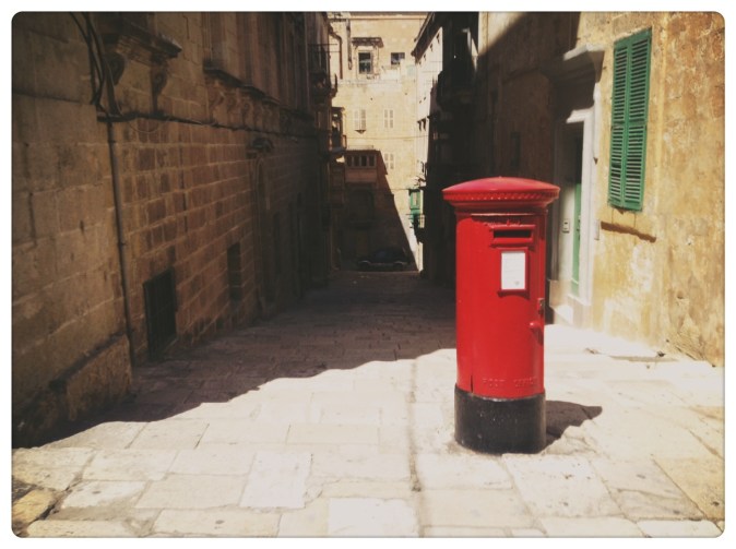 English Post Box Malta
