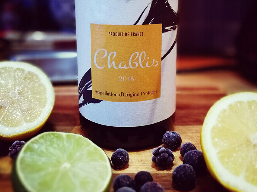 Lidl Chablis wine