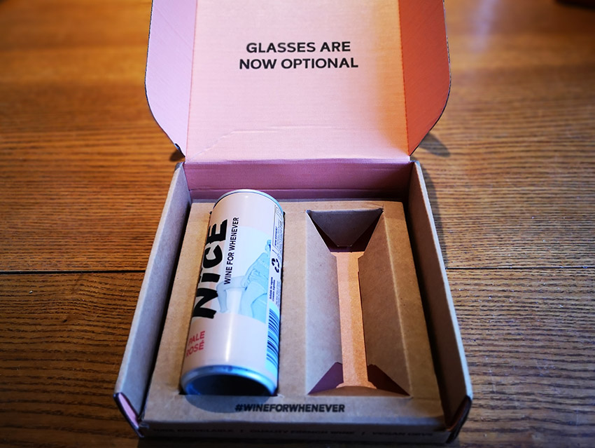 nice wine in a can